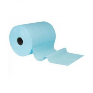 Pro Wipes Turquoise 24x34cm Smooth 75gsm (300 sheets) Roll